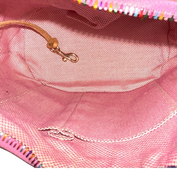 Y2K Dooney & Bourke Pink Beach Small Shoulder Bag , coconut girl, Malibu Barbie - Picture 15 of 17